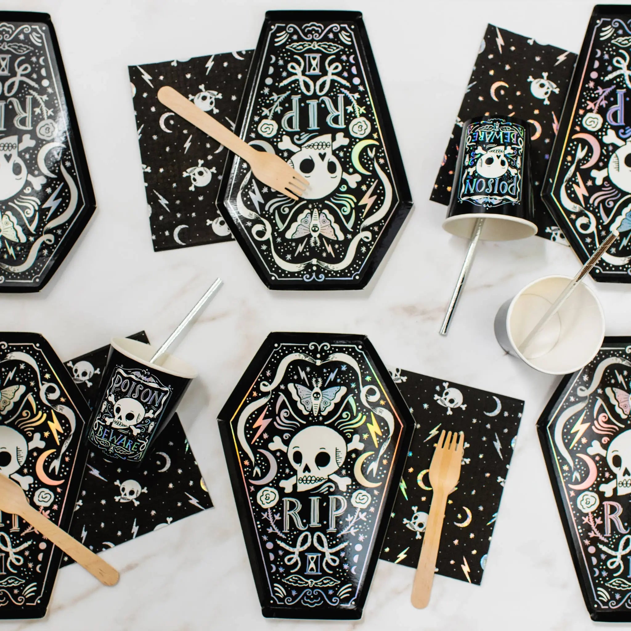 Jollity & Co. + Daydream Society - Doomsday Large Napkins - 16 Pk. - The Disco Edit