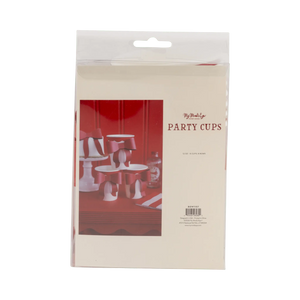 My Mind’s Eye - BOW1107 - Red and Pink Bow Paper Cups - The Disco Edit