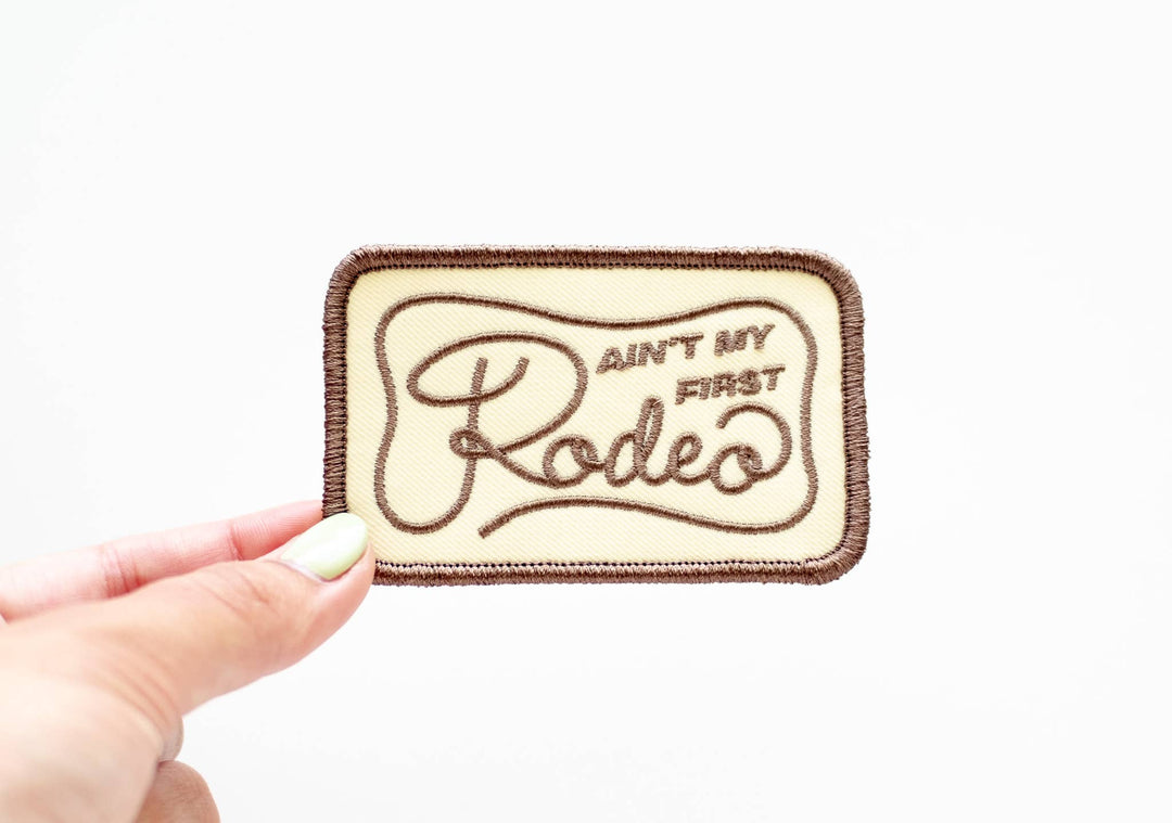 Kulana Stickers - Ain't My Frist Rodeo Embroidered Iron on Patch: No - The Disco Edit