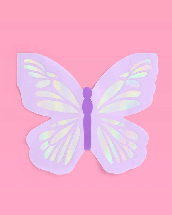 xo, Fetti - Butterfly Napkins, Bachelorette, Baby Shower, Birthday Supplies - The Disco Edit