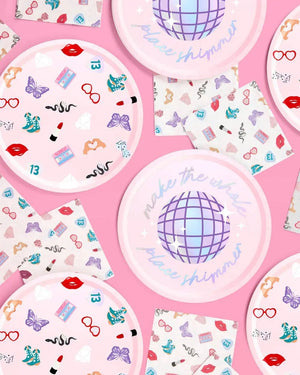 xo, Fetti - Era's Party Paper Plates | 24pc 9" |Party Tableware - The Disco Edit