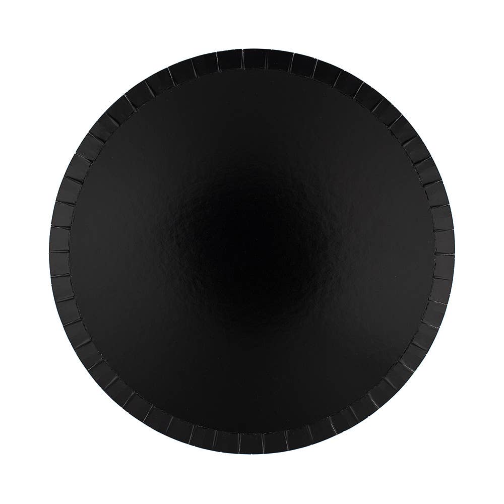 Jollity & Co. + Daydream Society - Shades Dessert Plates - 8 Pk. - 23 Color Options: Onyx - The Disco Edit