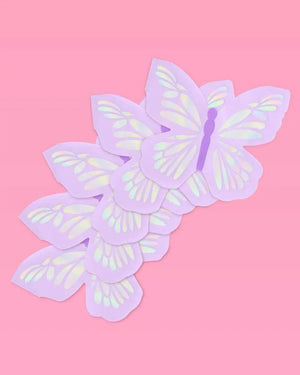 xo, Fetti - Butterfly Napkins, Bachelorette, Baby Shower, Birthday Supplies - The Disco Edit