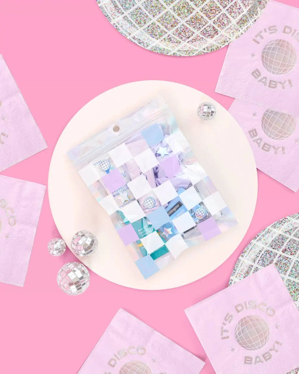xo, Fetti - Disco Hangover Recovery Pouches, Bachelorette, Birthday Favo - The Disco Edit