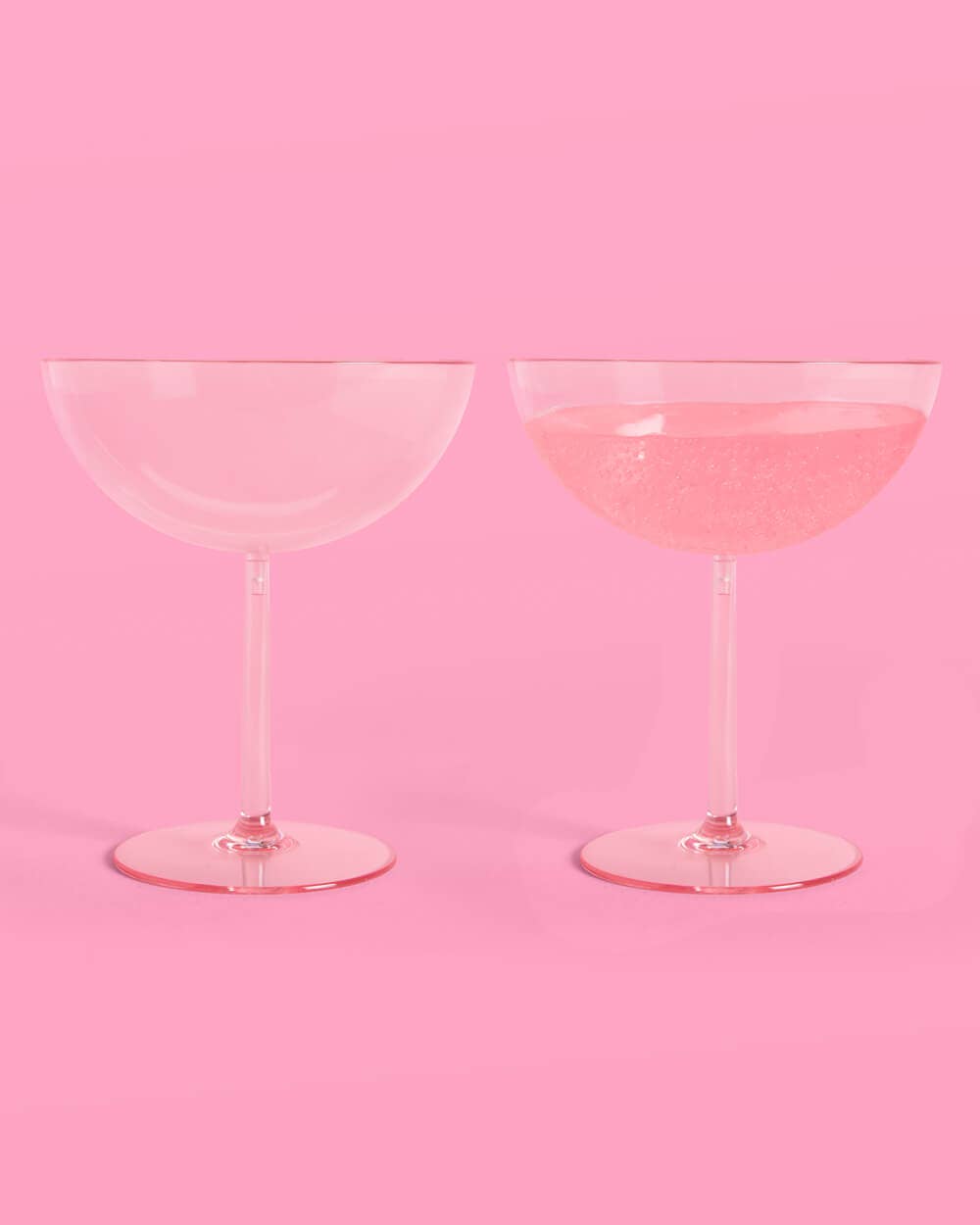 xo, Fetti - Cute Coupe Set - 4 plastic glasses - The Disco Edit