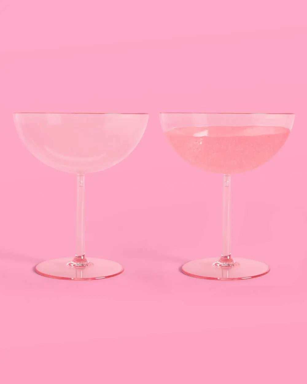 xo, Fetti - Cute Coupe Set - 4 plastic glasses - The Disco Edit