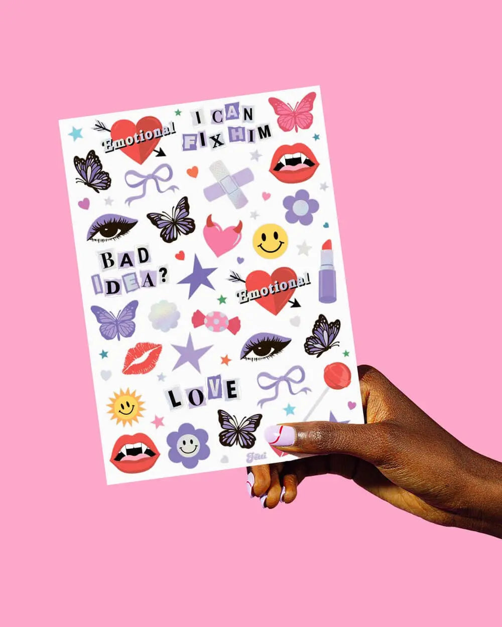 Olivia Rodrigo Inspired Temp Tattoos - The Disco Edit
