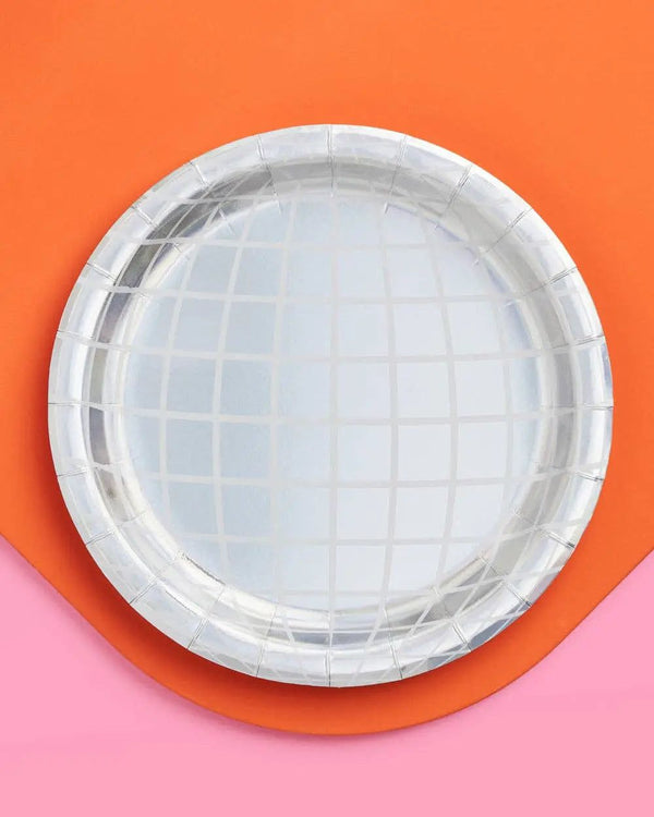 Disco Paper Plates, Birthday Party Supplies, Bach Decor - The Disco Edit