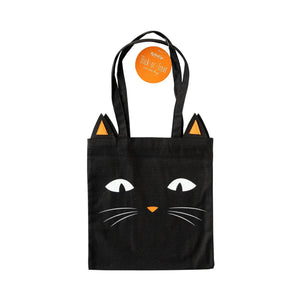 My Mind’s Eye - PLCB106 - Black Cat Canvas Trick or Treat Bag - The Disco Edit