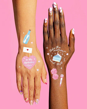 xo, Fetti - Birthday Era Tattoos - 50 temporary tattoos - The Disco Edit