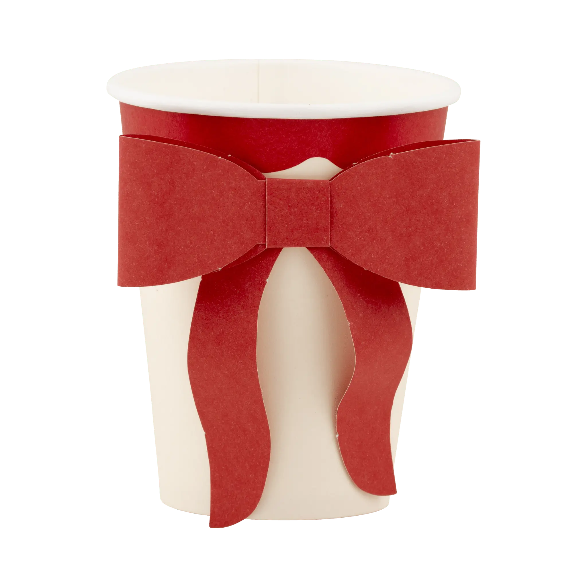 My Mind’s Eye - BOW1107 - Red and Pink Bow Paper Cups - The Disco Edit