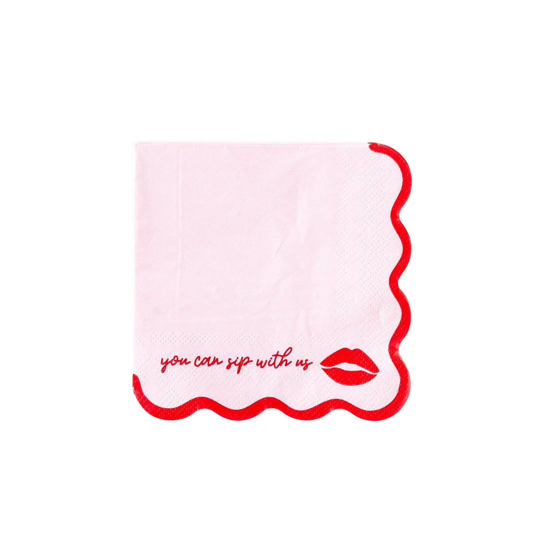 My Mind’s Eye - GAL1038 - Galentines Cocktail Napkin - The Disco Edit