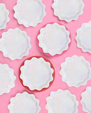 Bow Party Duo - set of 25 plates + napkins xo, Fetti