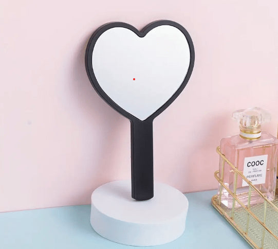 Custom Heart Hand Mirror - The Disco Edit