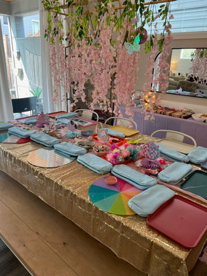 DIY Cosmetics Bag Patch Party