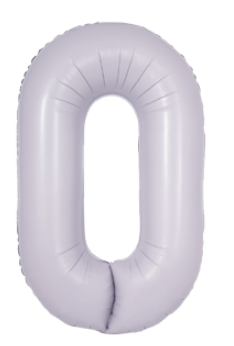 Lilac Foil Number Balloon