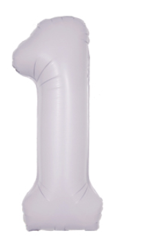 Lilac Foil Number Balloon