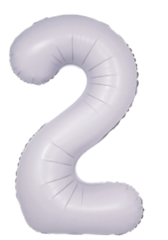 Number two balloon for a second birthday party or a twelfth birthday party custom balloon garland, balloon arch, or balloon photoshoot backdrop.