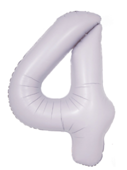 Lilac Foil Number Balloon