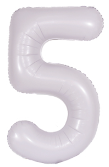 Lilac Foil Number Balloon