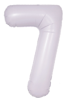 Lilac Foil Number Balloon