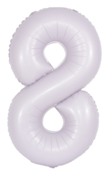 Lilac Foil Number Balloon