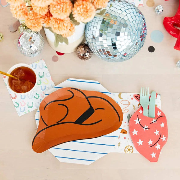 Jollity & Co. + Daydream Society - Yeehaw "Bandana" Guest Napkins - The Disco Edit