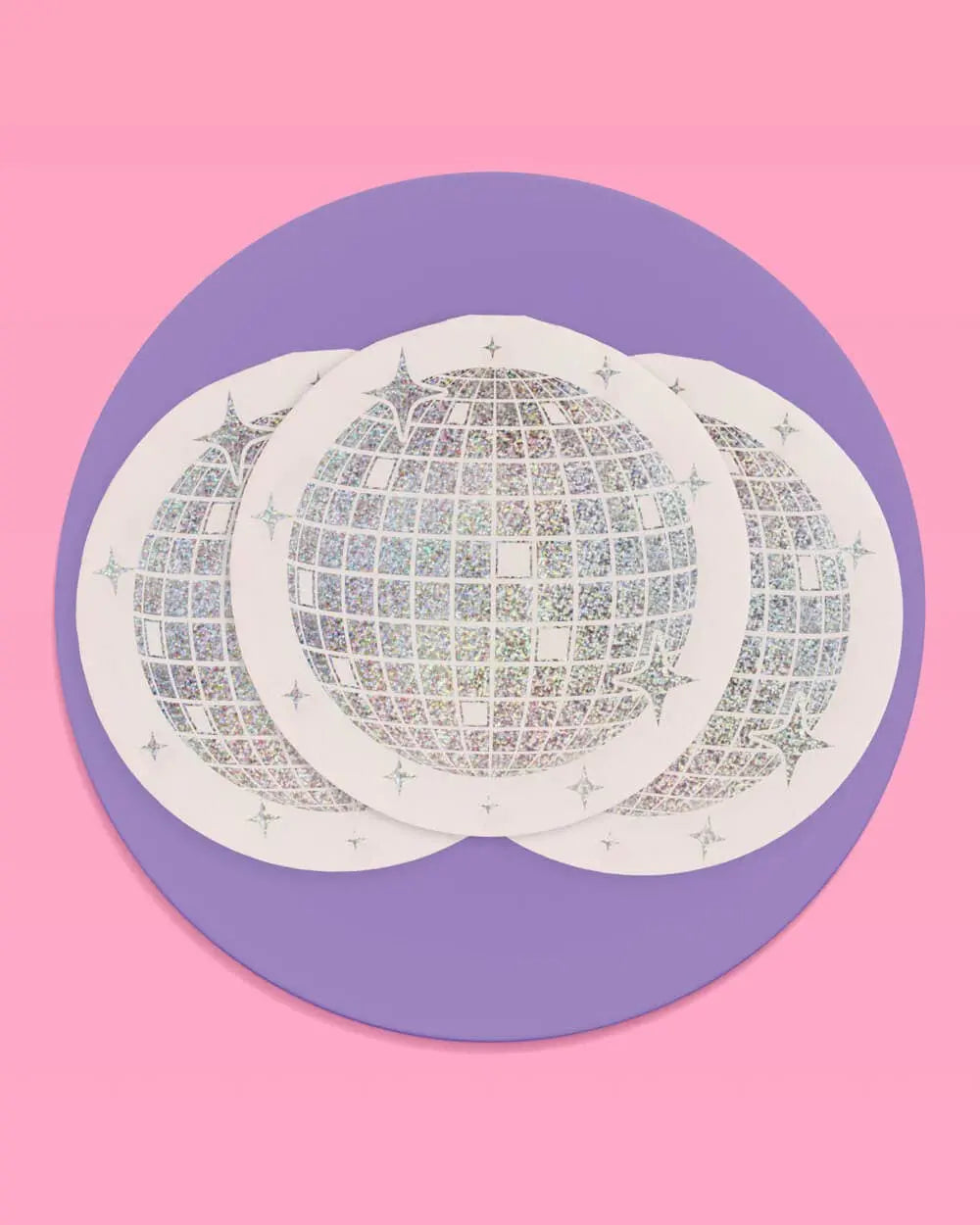 xo, Fetti - Shimmer Disco Ball Napkins, Birthday, Bach, NYE - The Disco Edit