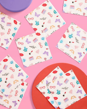 xo, Fetti - I'm the Problem Napkins - 25 paper napkins - The Disco Edit