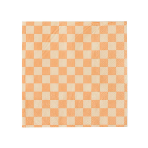 Jollity & Co. + Daydream Society - Check It! Large Napkins - 16 Pk. - 11 Color Options: Cherry Crush - The Disco Edit