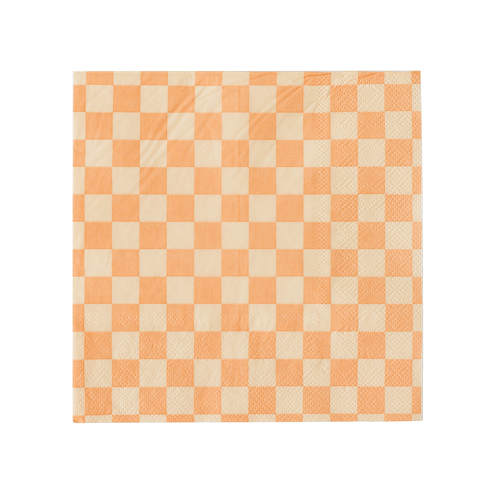 Jollity & Co. + Daydream Society - Check It! Large Napkins - 16 Pk. - 11 Color Options: In the Limelight - The Disco Edit