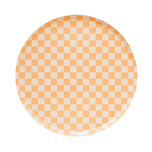 Jollity & Co. + Daydream Society - Check It! Dinner Plates - 8 Pk. - 11 Color Options: Purple Posse Jollity & Co. + Daydream Society