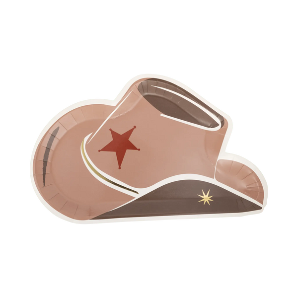 My Mind’s Eye - PLCTS40 - Cowboy Tan Hat Shaped Plate - The Disco Edit