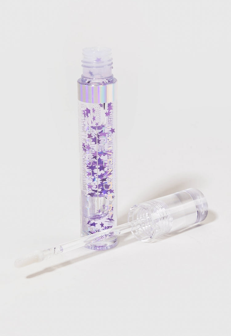 Lavender Stardust - SPARKLE COSMIC GLOSS: PURPLE RAIN: .15 oz - The Disco Edit