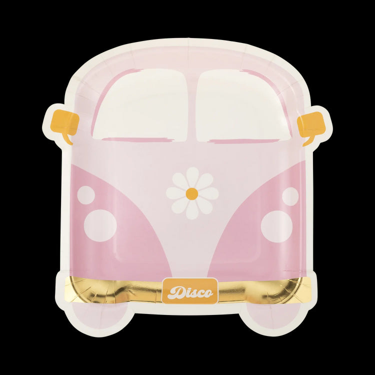 My Mind’s Eye - PLGOG42 - Disco Daisy Van Shaped Paper Plate - The Disco Edit