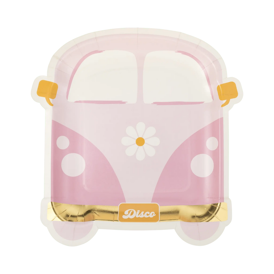 My Mind’s Eye - PLGOG42 - Disco Daisy Van Shaped Paper Plate - The Disco Edit