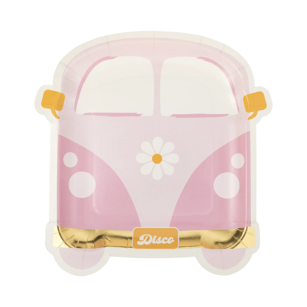 My Mind’s Eye - PLGOG42 - Disco Daisy Van Shaped Paper Plate - The Disco Edit