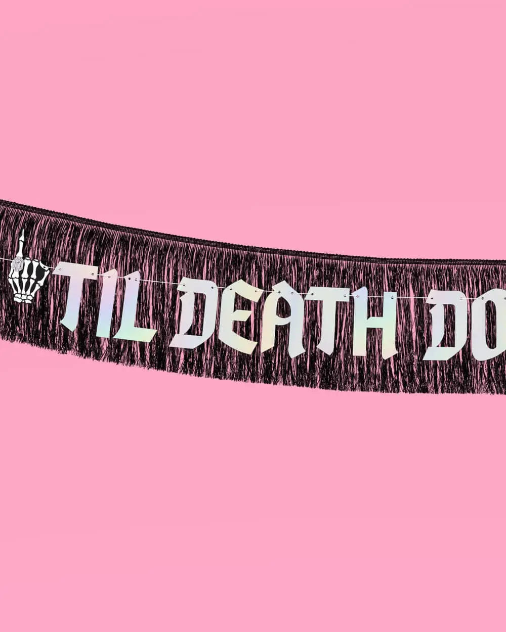 xo, Fetti - Till Death Banner - two piece banner - The Disco Edit