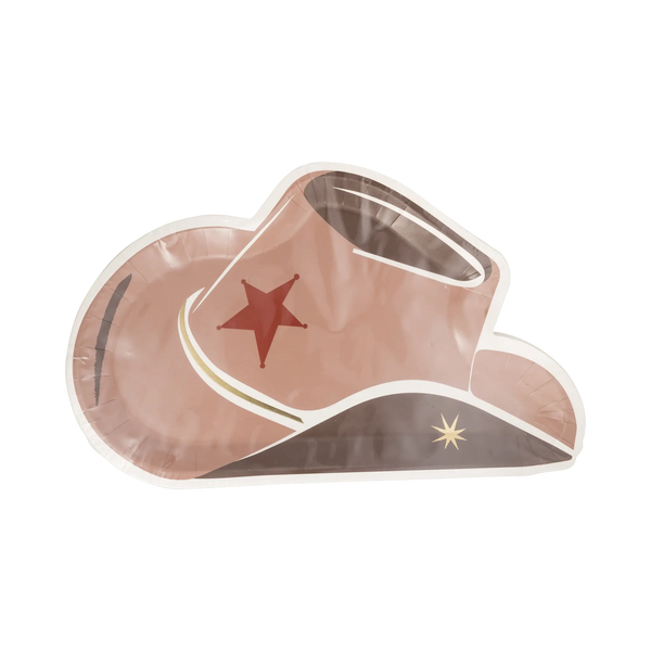 My Mind’s Eye - PLCTS40 - Cowboy Tan Hat Shaped Plate - The Disco Edit