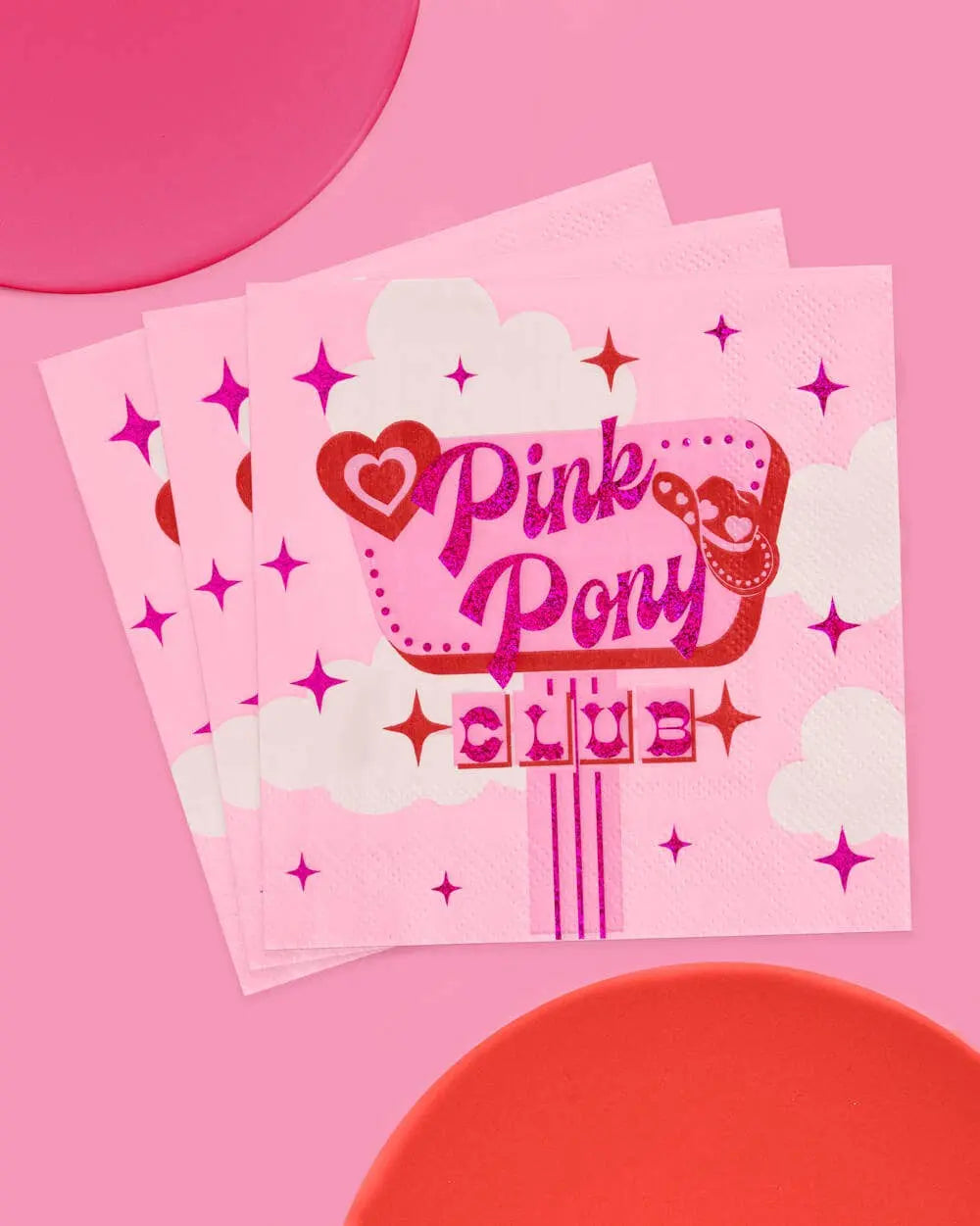 Pink Pony Club Napkins - The Disco Edit