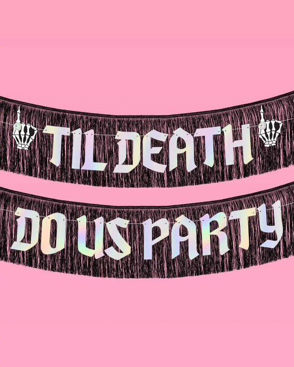 xo, Fetti - Till Death Banner - two piece banner - The Disco Edit