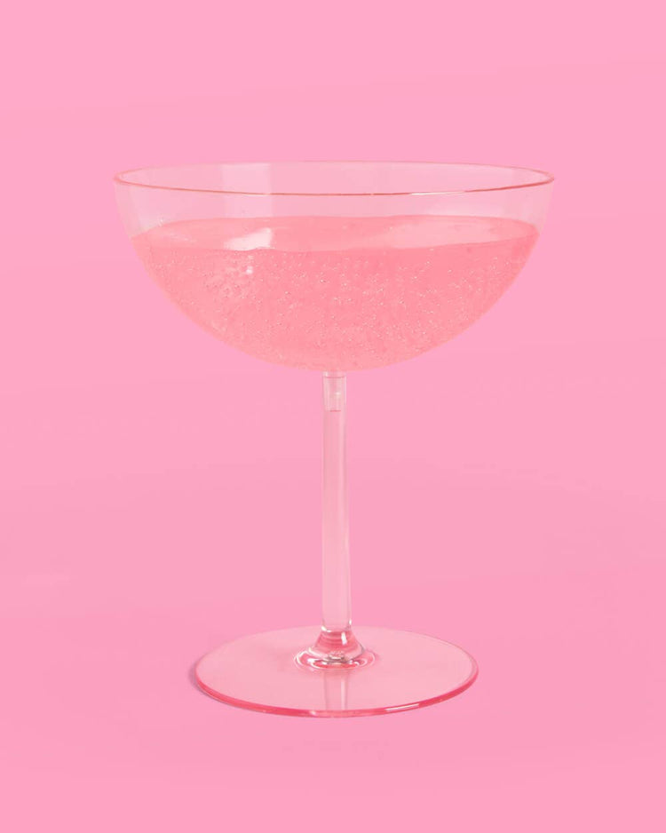 xo, Fetti - Cute Coupe Set - 4 plastic glasses - The Disco Edit