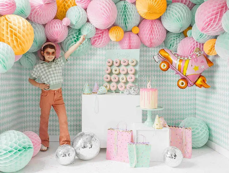 Colorful Roller Skate Foil Balloon - The Disco Edit