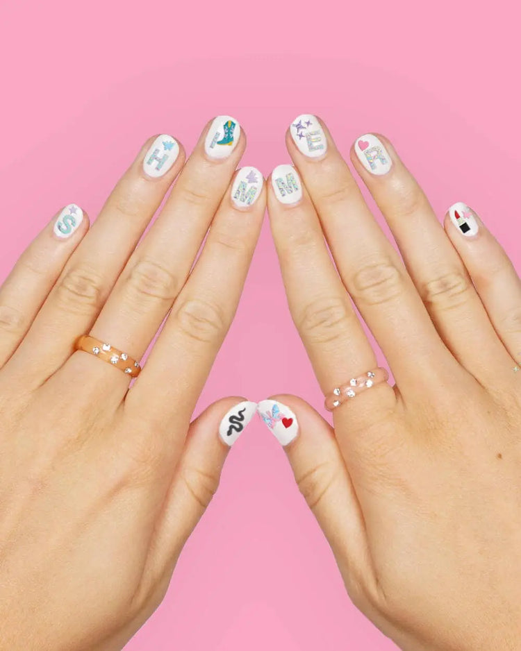 Era's Nail Stickers, Girl Swiftie Gift, Activity - The Disco Edit