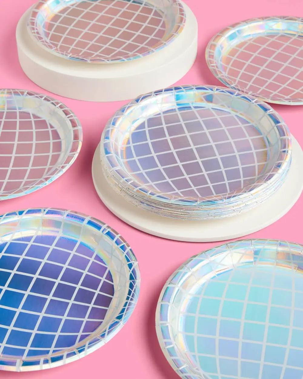 Disco Paper Plates, Birthday Party Supplies, Bach Decor - The Disco Edit