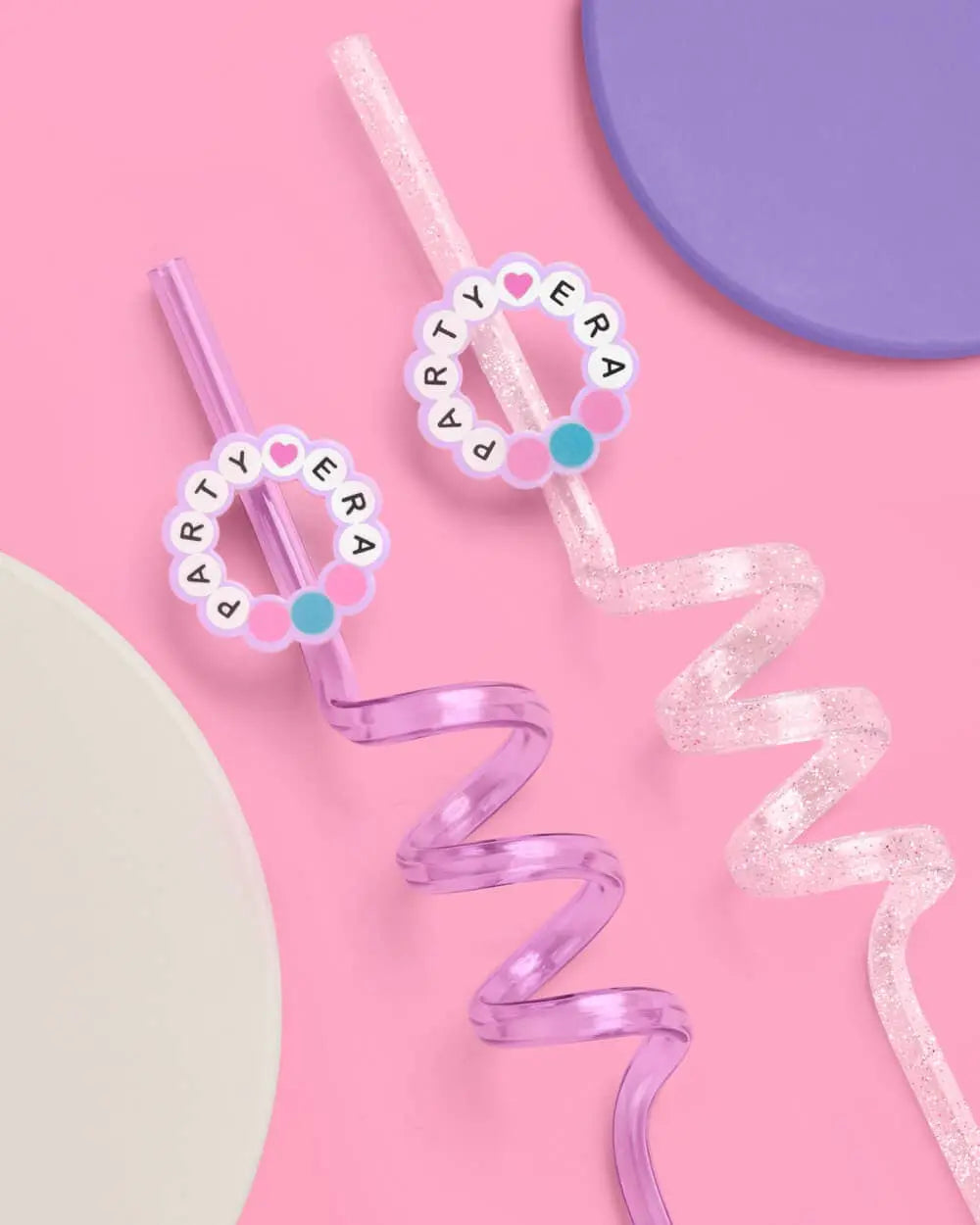 Party Era Straws - 12 reusable straws, Eras party - The Disco Edit