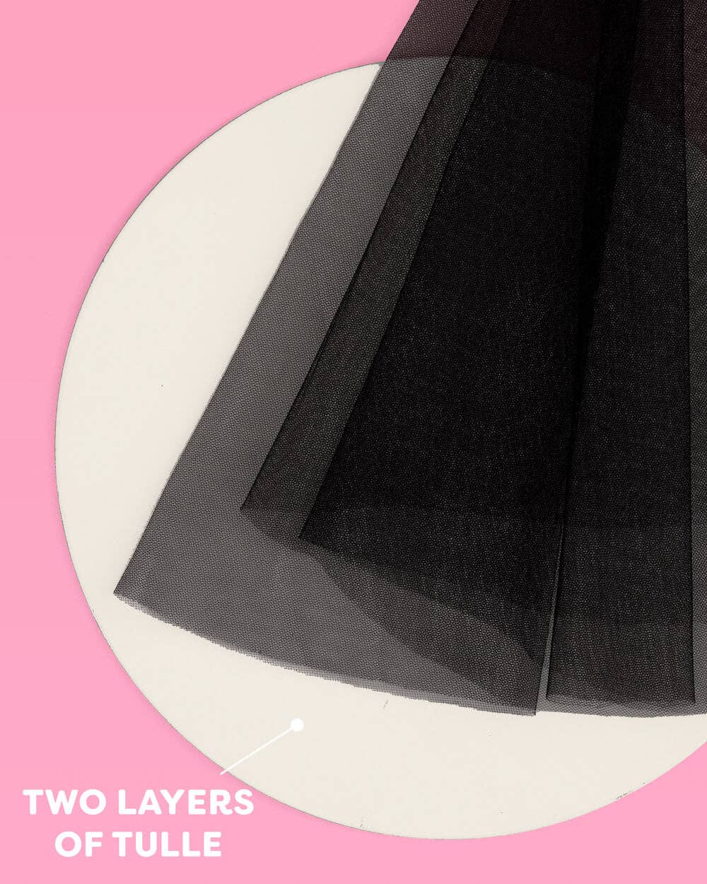 xo, Fetti - Bride or Die Veil - black tulle veil - The Disco Edit