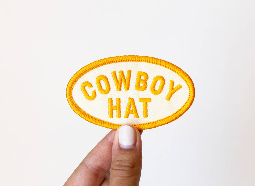 Kulana Stickers - Cowboy Hat Embroidered Iron on Patch: No - The Disco Edit