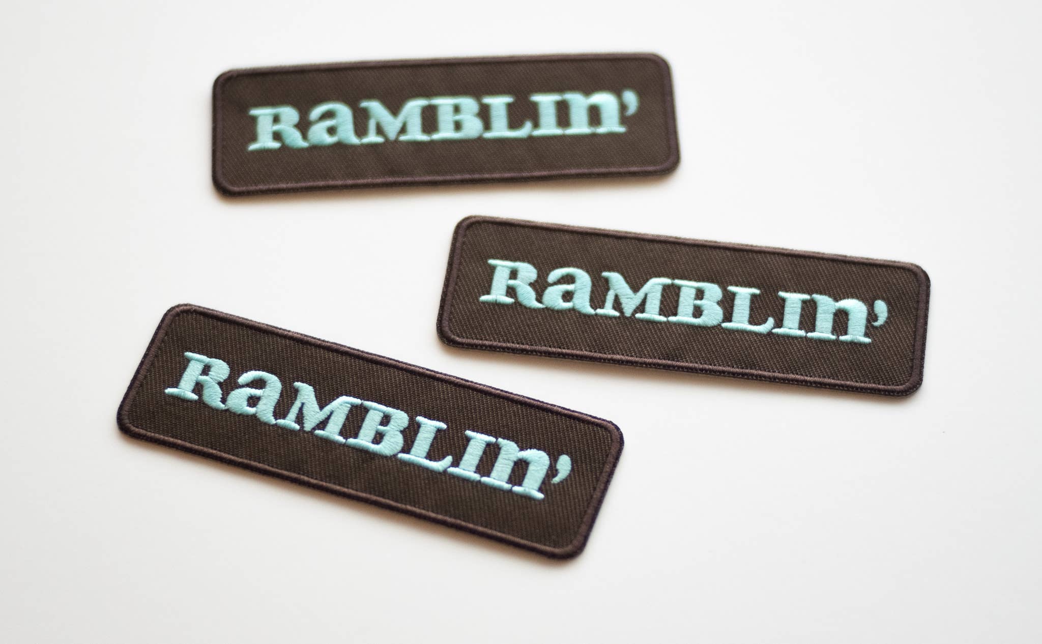 Kulana Stickers - Ramblin' Embroidered Iron on Patch - Western: No - The Disco Edit