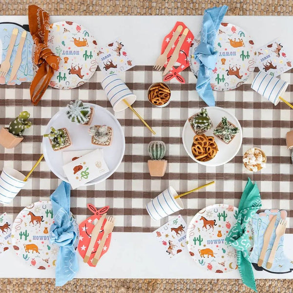 Jollity & Co. + Daydream Society - Yeehaw "Bandana" Guest Napkins - The Disco Edit